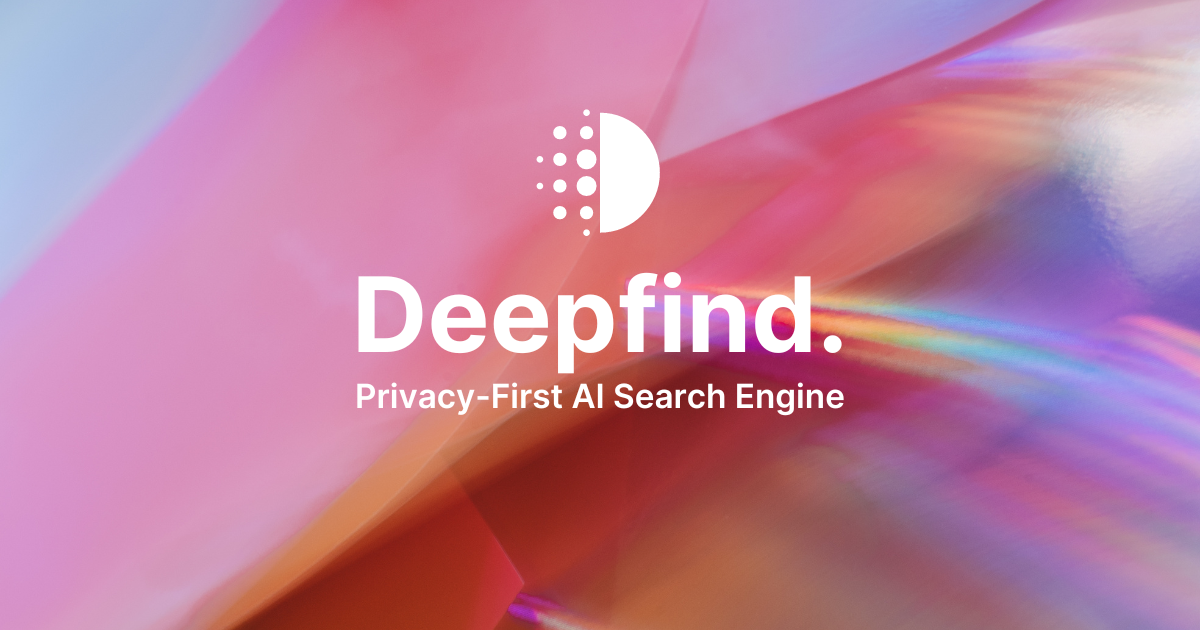 Deepfind - Ask AI Questions for Free With Privacy logo